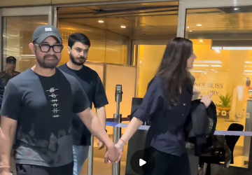 Aamir Khan And Gauri Spratt Spotted Walking Hand-In-Hand At Airport Ahead Of July Wedding