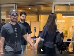 Aamir Khan And Gauri Spratt Spotted Walking Hand-In-Hand At Airport Ahead Of July Wedding