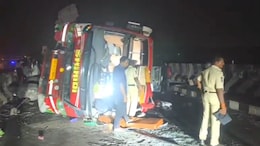 Telangana Accident: Private Bus Overturns On Railway Bridge In Khammam District, 22 Injured