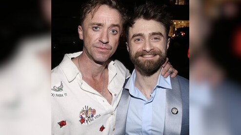 Harry Potter Stars Daniel Radcliffe And Tom Felton Are All Smiles At Tony Awards After Party