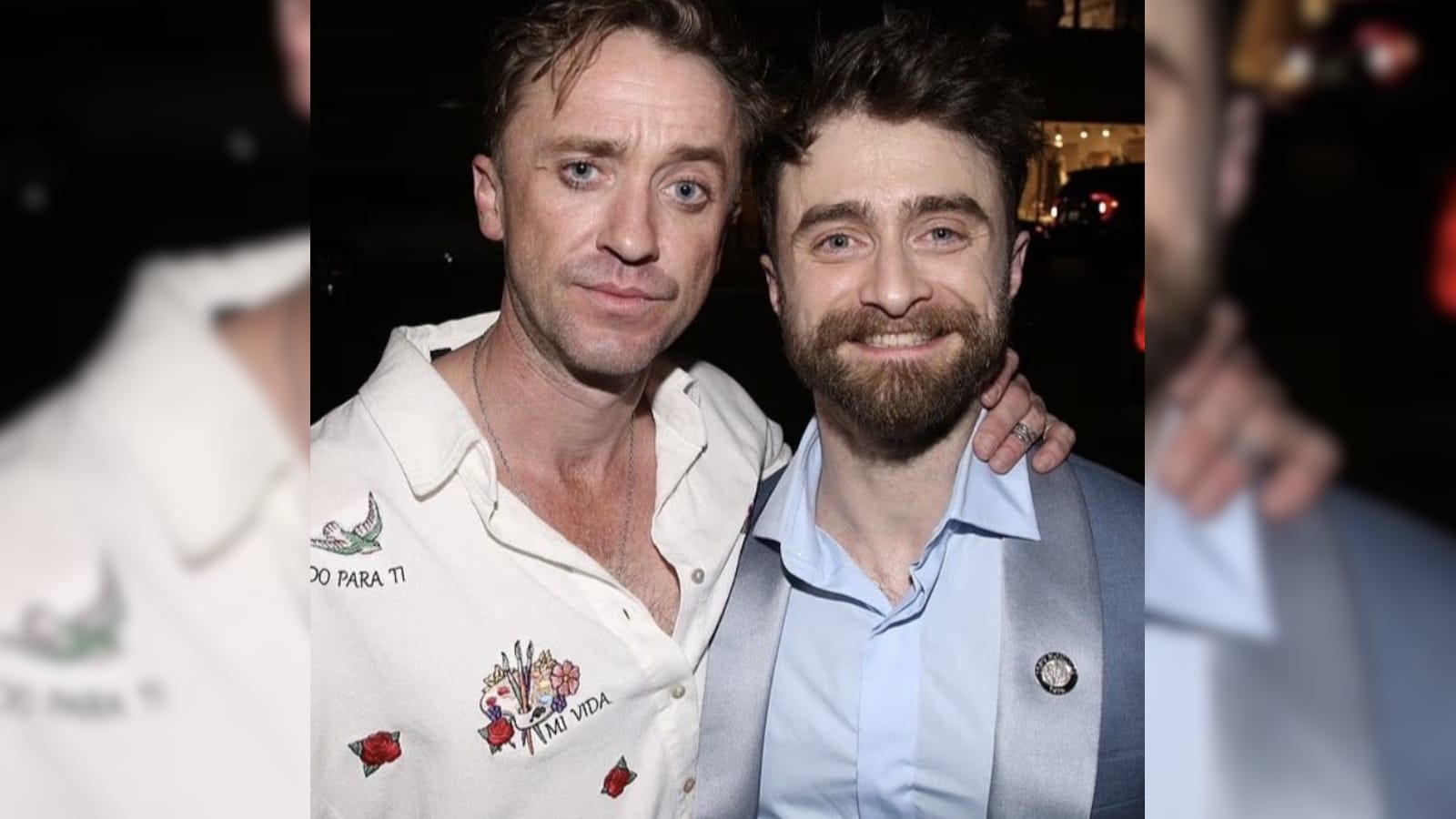 Harry Potter Stars Daniel Radcliffe And Tom Felton Are All Smiles At Tony Awards After Party Harry Potter Stars Daniel Radcliffe And Tom Felton Are All Smiles At Tony Awards After Party