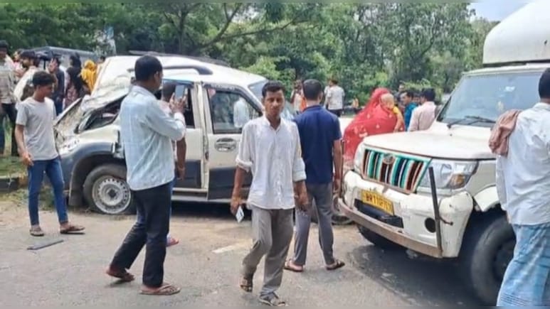 बिहार के अररिया में दर्दनाक हादसा, स्कॉर्पियो ने ली एक ही परिवार के 3 लोगों की जान; साइकिल सवार की भी मौत