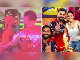 Virat Kohli Wears 'We Did It Twice' T-Shirt After RCB's IPL Win. Pic Courtesy, Anushka Sharma