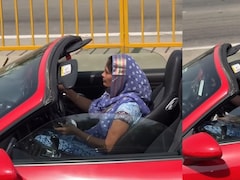 सूट-सलवार पहन महिला ने दौड़ाई करोड़ों की Porsche, सोशल मीडिया पर मिला 'Desi Baddie' का टैग