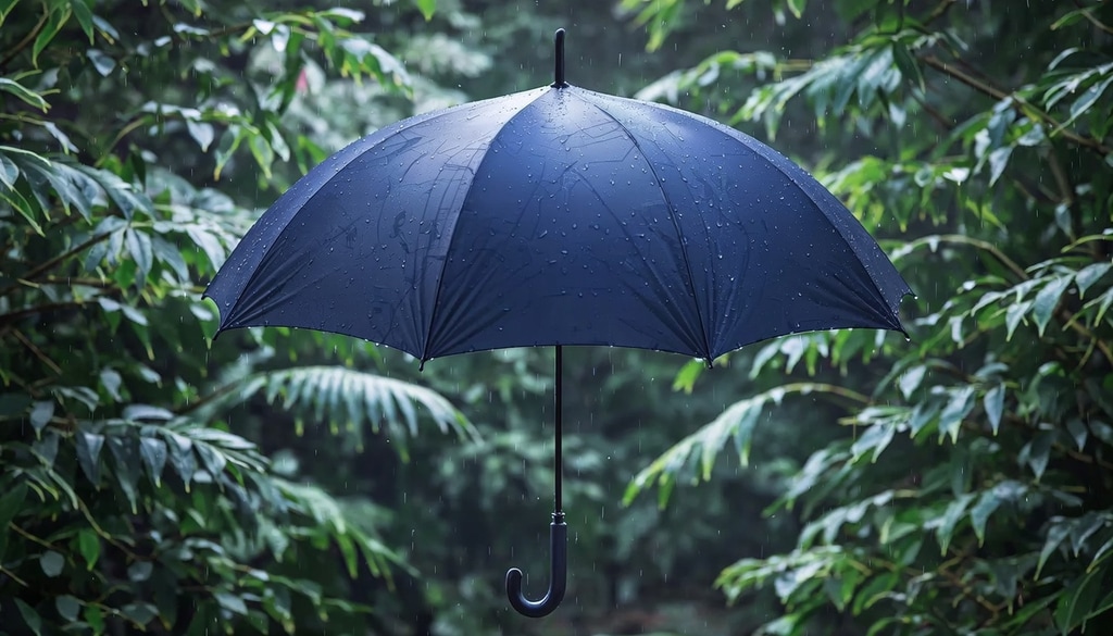 Stay dry in heavy downpours by choosing a durable, wind-resistant umbrella built for the monsoon.