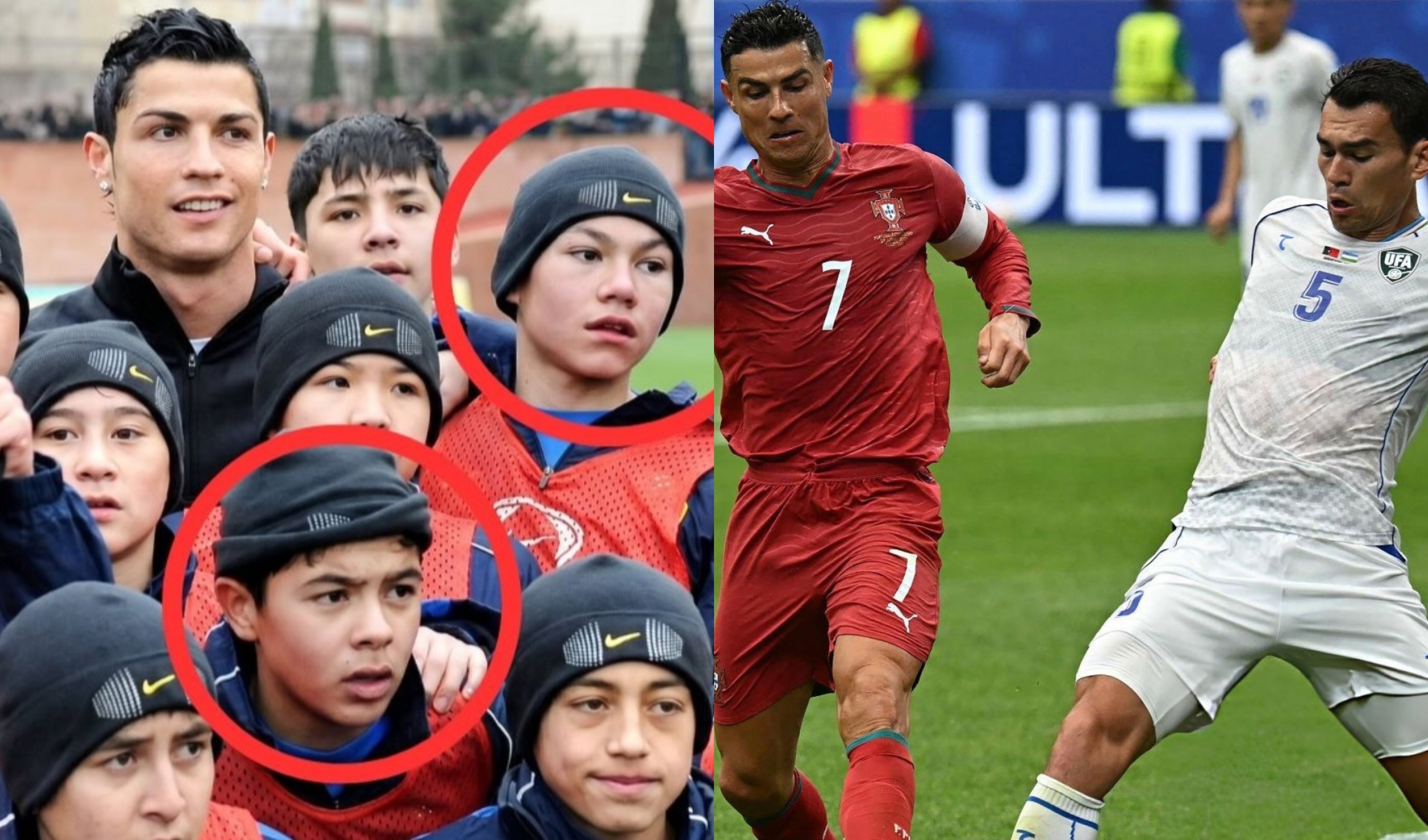 Ronaldo meets Uzbek teenagers again as they face Portugal at FIFA World Cup