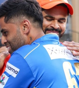Suryakumar Yadav Hugs Shreyas Iyer, Slams 24-Ball 48 Just Hours After Losing T20I Captaincy