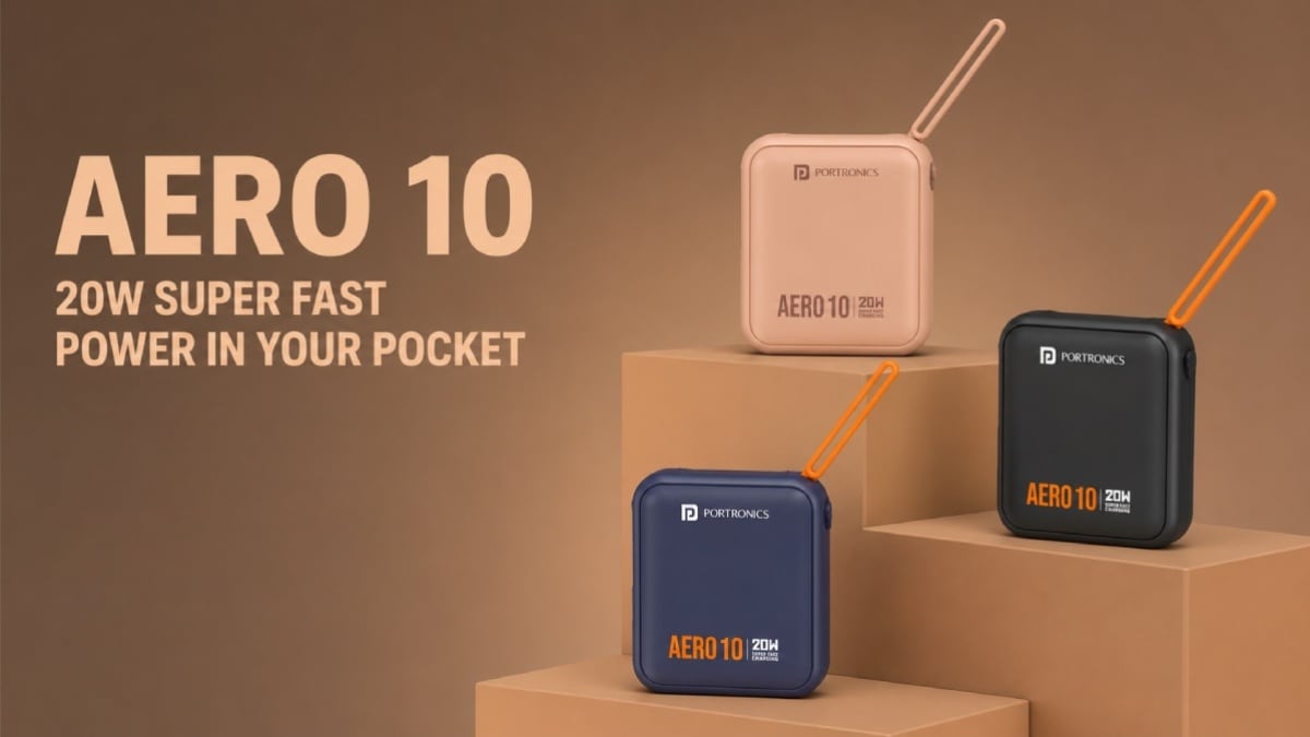 Portronics लाया पॉकेट साइज 10,000mAh Power Bank, लॉन्च ऑफर में आधी कीमत!