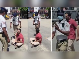 राज्यपाल के काफिले के कारण रुका रास्ता, कार में तड़प रही थी प्रेग्नेंट पत्नी, बीच सड़क धरने पर बैठा पति, VIDEO