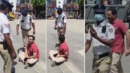 राज्यपाल के काफिले के कारण रुका रास्ता, कार में तड़प रही थी प्रेग्नेंट पत्नी, बीच सड़क धरने पर बैठा पति, VIDEO