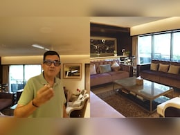 Inside Chef Sanjeev Kapoor's Mumbai Home: Crystal Chandeliers, Spacious Living Room And Wall Featuring Padma Shri