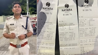 37 लीटर टैंक में 41 लीटर पेट्रोल; भोपाल के नायरा पेट्रोल पंप पर पुलिस से चोरी, SI ने नापतौल विभाग से की शिकायत