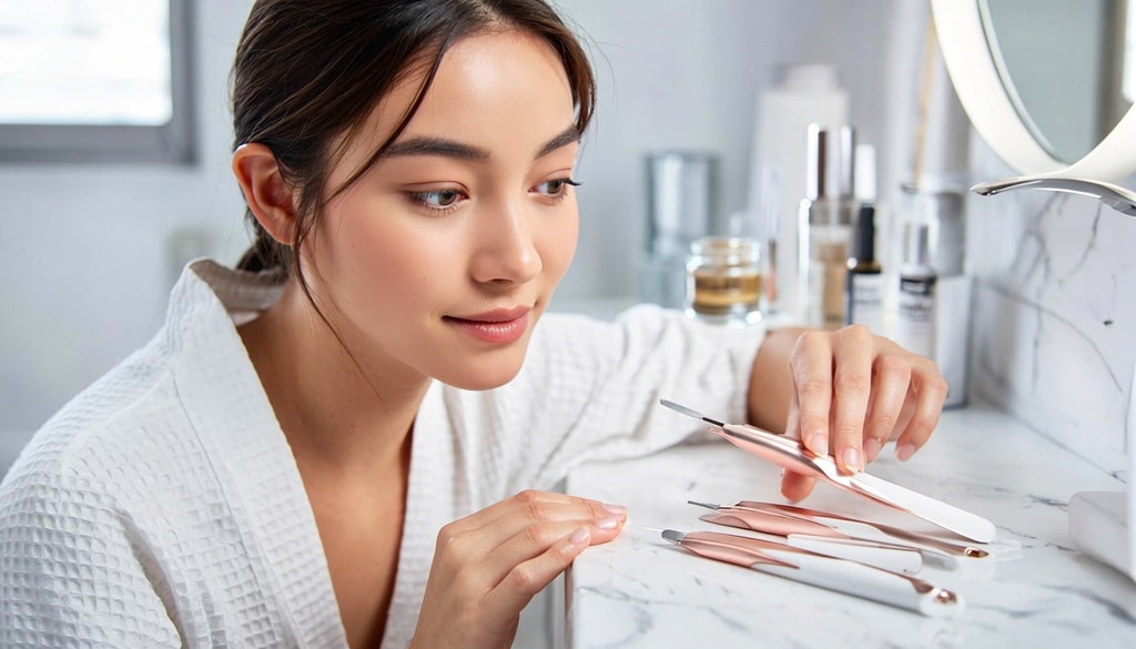 Get smooth, fresh skin by removing peach fuzz and facial hair with home dermaplaning.