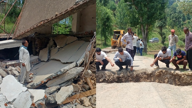 Homes Crack, Road Splits In Two As J&K Village Sinks