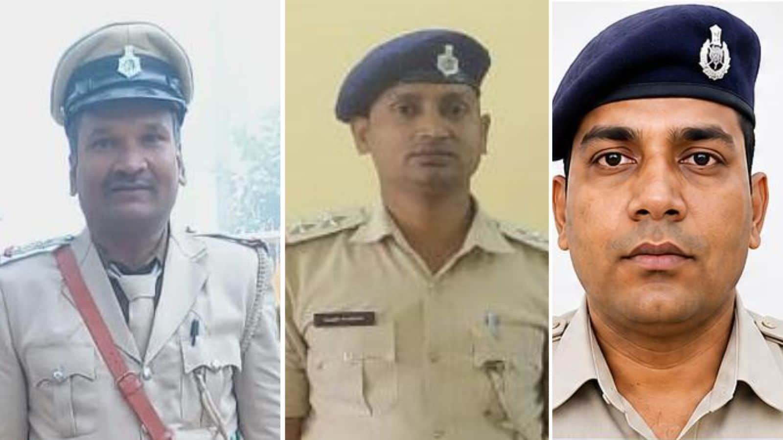 आरर थाना प्रभारी ज्ञानेंद्र अमरेंद्र, रतवारा थाना प्रभारी साजन पासवान, बेलारी थाना प्रभारी नीरज कुमार, जिनकी बेगूसराय हादसे में हुई मौत. आरर थाना प्रभारी ज्ञानेंद्र अमरेंद्र, रतवारा थाना प्रभारी साजन पासवान, बेलारी थाना प्रभारी नीरज कुमार, जिनकी बेगूसराय हादसे में हुई मौत.