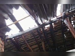 घर में खाना खा रहा था परिवार, अचानक गिरी आकाशीय बिजली, चार लोग झुलसे