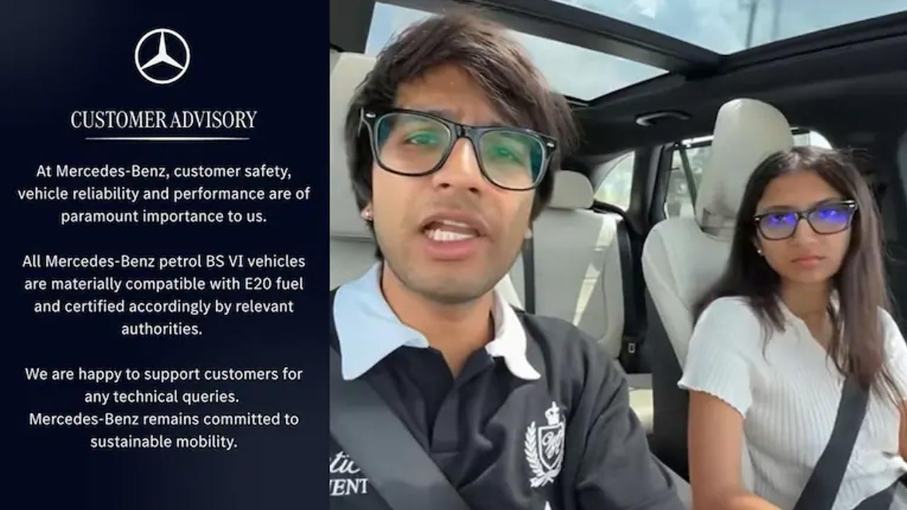 Mercedes Clarifies After YouTuber Sourav Joshi Blames E20 For Mileage Drop
