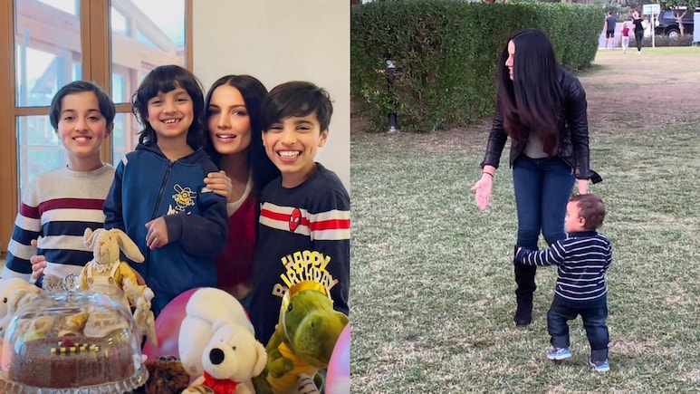 Amid Divorce Battle, Celina Jaitly Shares Post About Missing Her Sons: "Trauma Did Not Make Me Strong"