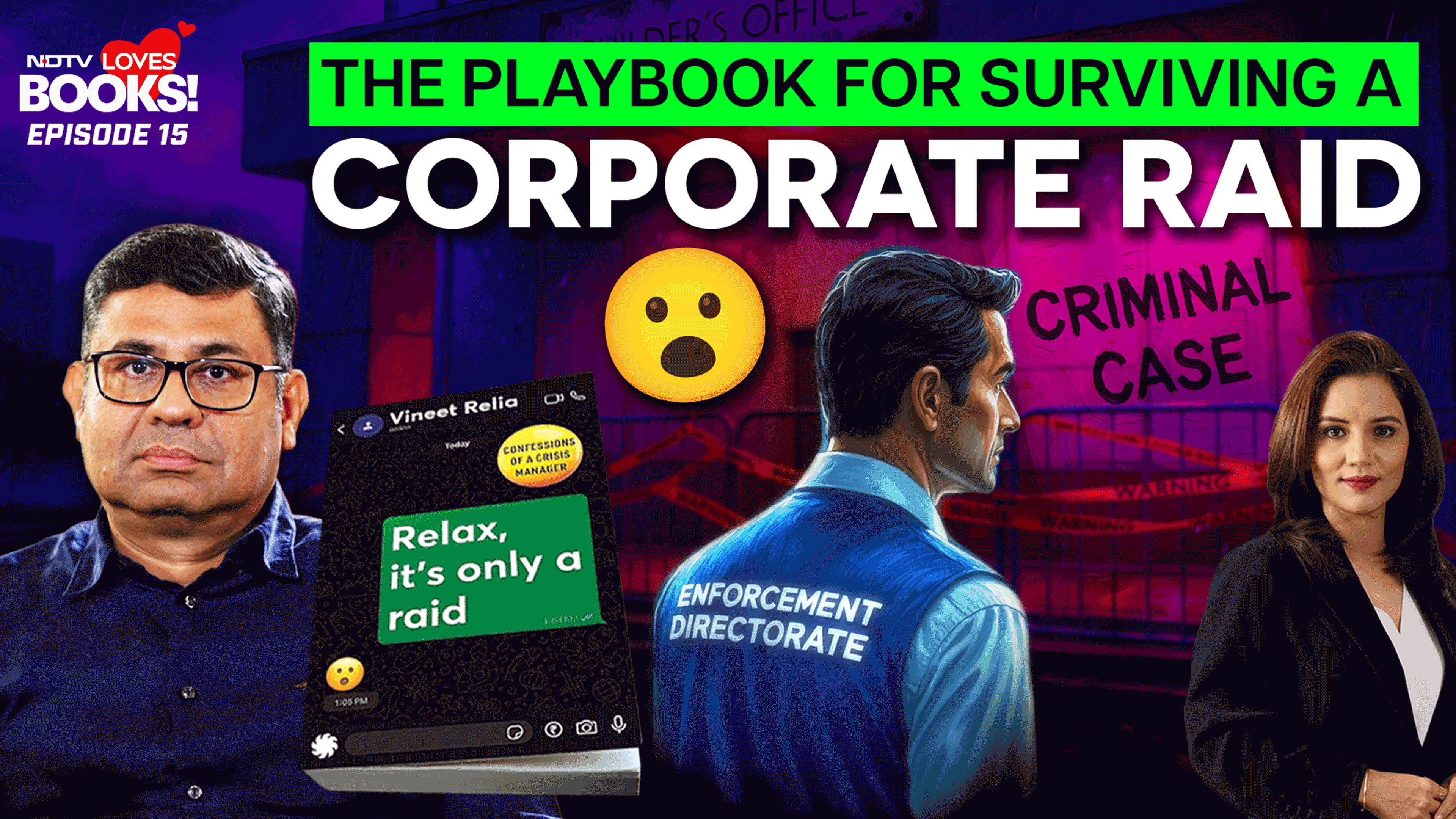 How CEOs Survive Raids, Investigations & Corporate Crises | NDTV Loves Books! EP 15