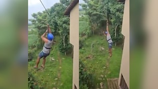 Tourist Falls 40 Feet After Zipline Safety Lock Allegedly Fails At Karnataka Resort