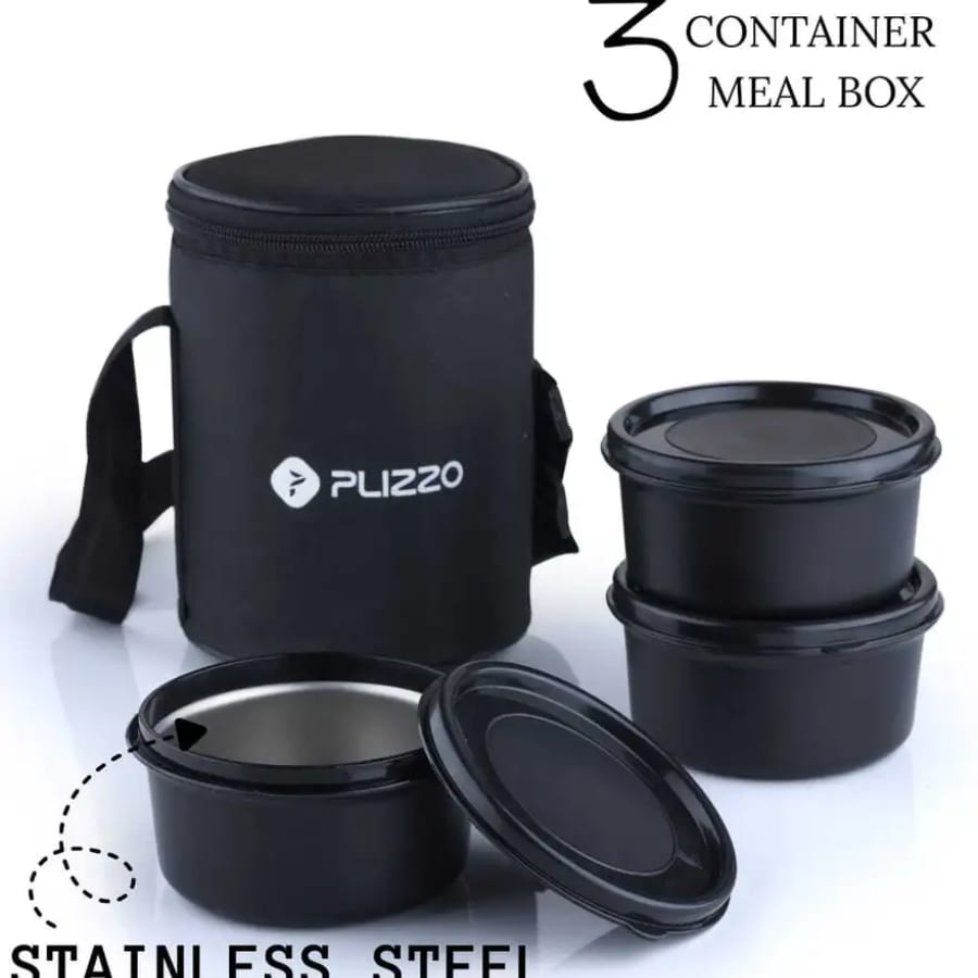 Click here to buy:  PLIZZO Kitchenware 3 Container Meal Box