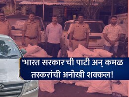 Palghar Crime: 'भारत सरकार'ची पाटी अन् भाजपचा झेंडा, इनोव्हाची झडती घेताच पोलीस हादरले, पालघरमध्ये खळबळ