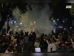 Video: Late Night Clashes, Teargas At Jantar Mantar, Senior Cops Injured