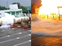 Video: LPG Tanker Explodes After Crashing Into UP Toll Booth, 5 Killed