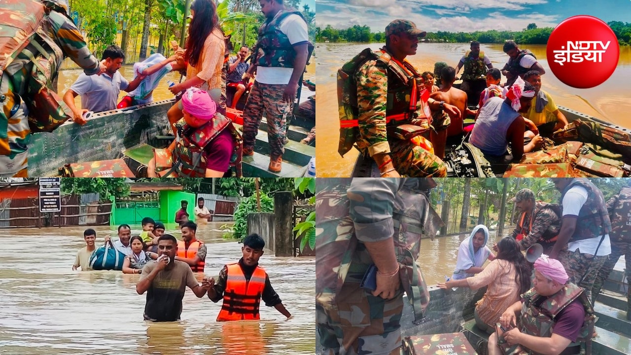 असम में बाढ़ से हाहाकार, सेना ने बढ़ाया मदद का हाथ, पीड़ितों को सुरक्षित जगहों पर पहुंचा रही