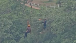 Video: Zipline Fault Leaves Man Hanging Over 3,500-Foot Gorge In Maharashtra
