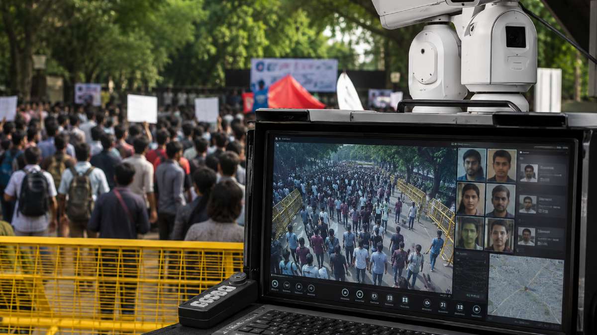 CJP Protest में AI से हो रही चहरों की पहचान? दिल्ली पुलिस का वीडियो वायरल