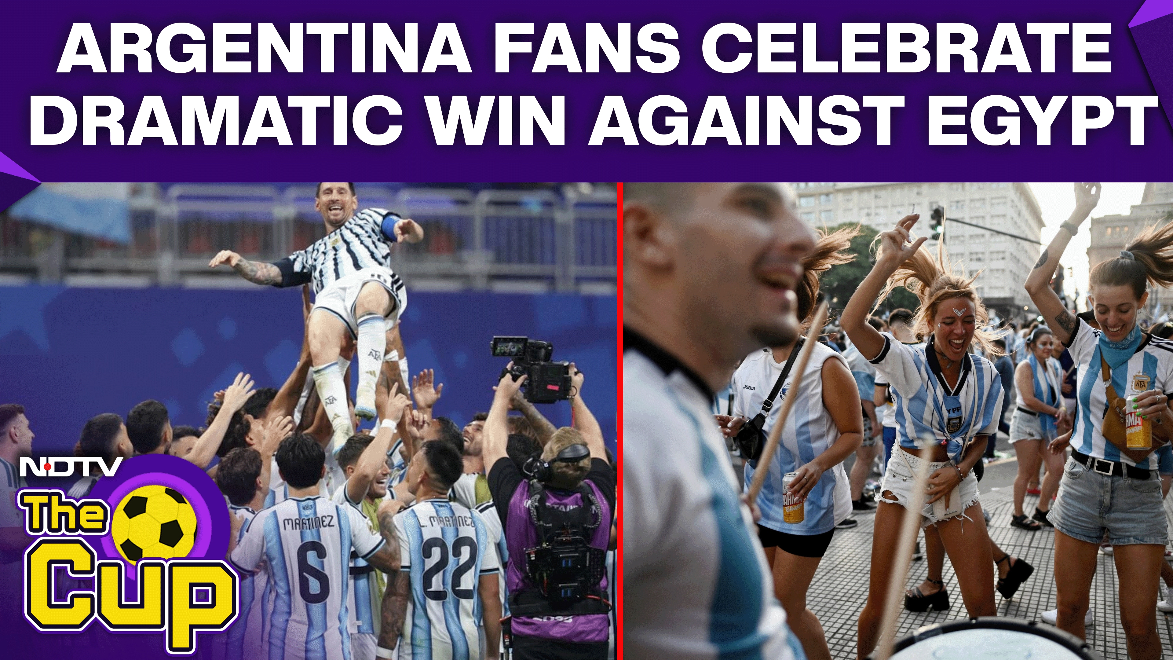 FIFA World Cup 2026 | Argentina Fans Sing & Dance After Dramatic Comeback Against Egypt