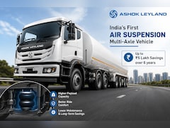 Ashok Leyland Launches India's First Air Suspension Multi-Axle Truck, Offers 4-Tonne Extra Payload