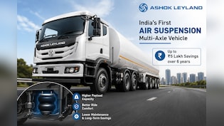Ashok Leyland Launches India's First Air Suspension Multi-Axle Truck, Offers 4-Tonne Extra Payload