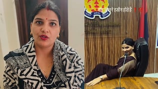 IPS की कुर्सी पर बैठ 'सिंघम' बनी दरोगा की बहू! ससुर की रिटायरमेंट पार्टी में बनाई REEL, SP ने लिया एक्&zwj;शन