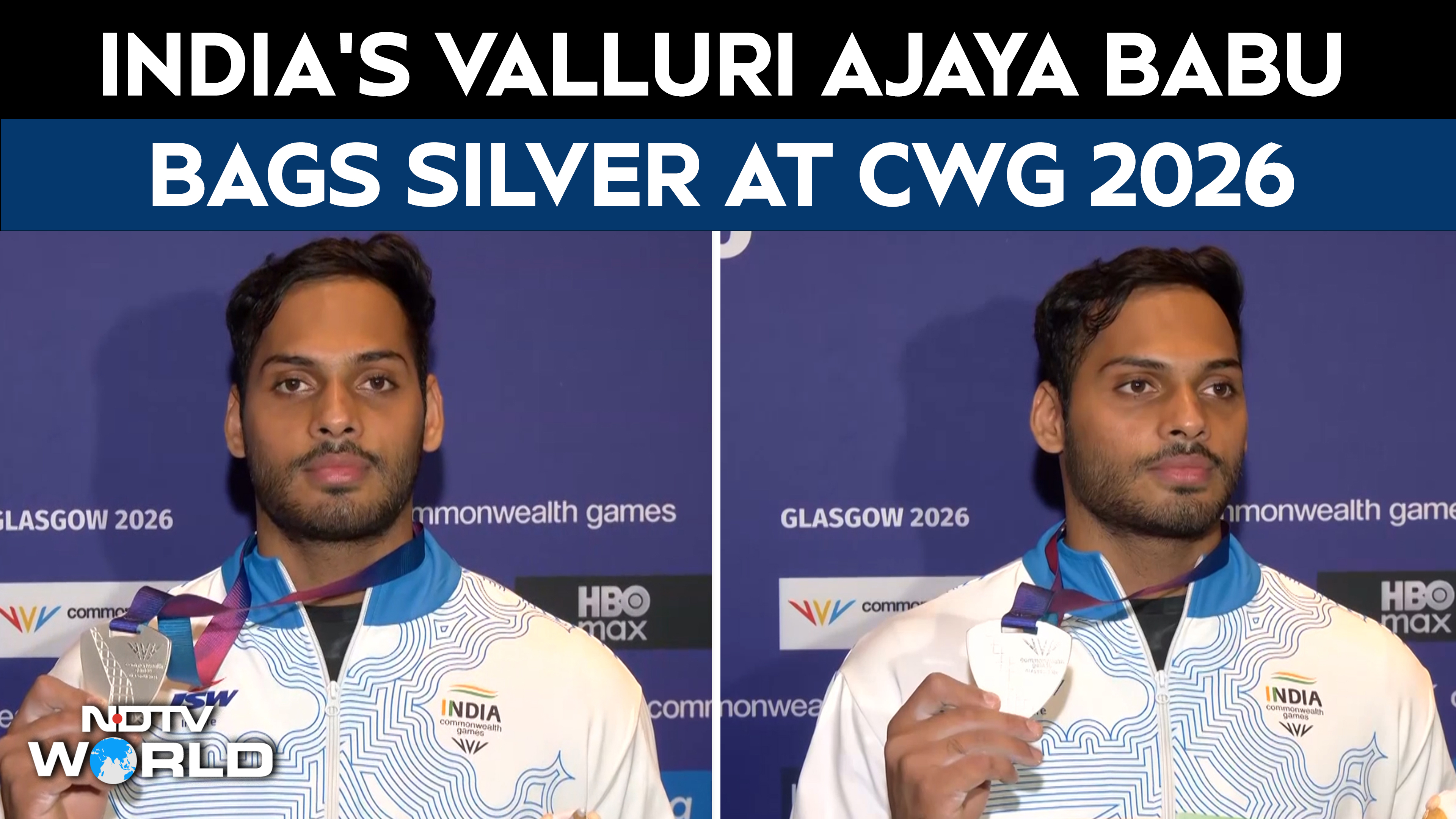 Commonwealth Games 2026 | Valluri Ajaya Babu Wins Silver Medal In Weightlifting In Glasgow