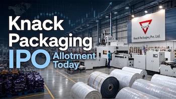 Knack Packaging IPO Allotment Today: Check Status, Latest GMP And Listing Date