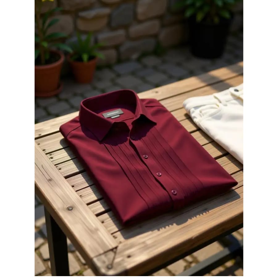 Click here to buy: VRLOOKS Men Self Design Casual Maroon Shirt Click here to buy: VRLOOKS Men Self Design Casual Maroon Shirt