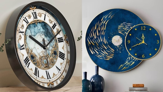 Vintage से लेकर Modern Design तक, 50% से ज्यादा की छूट पर मिल रही हैं ये शानदार और ट्रेंडी Wall Clocks