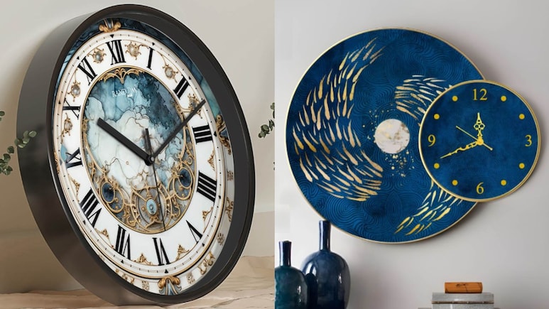 Vintage से लेकर Modern Design तक, 50% से ज्यादा की छूट पर मिल रही हैं ये शानदार और ट्रेंडी Wall Clocks
