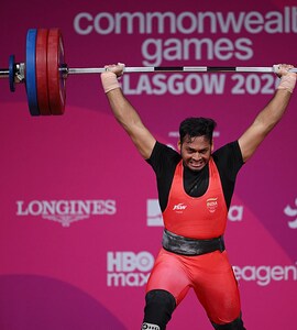 Valluri Ajaya Babu Wins Silver Medal In Mens 79kg Weightlifting At Commonwealth Games 2026
