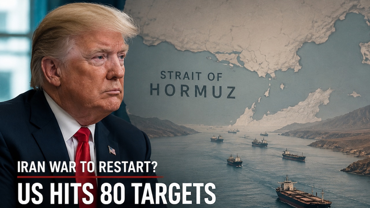 Iran War To Restart? US Hits 80 Targets With Precision Munitions; Report Says Trump Approved Strikes