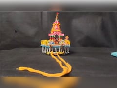 कोल्ड ड्रिंक केन से बना भगवान जगन्नाथ का नंदीघोष रथ, कलाकार ने बताया 25 घंटे कैसे किया तैयार
