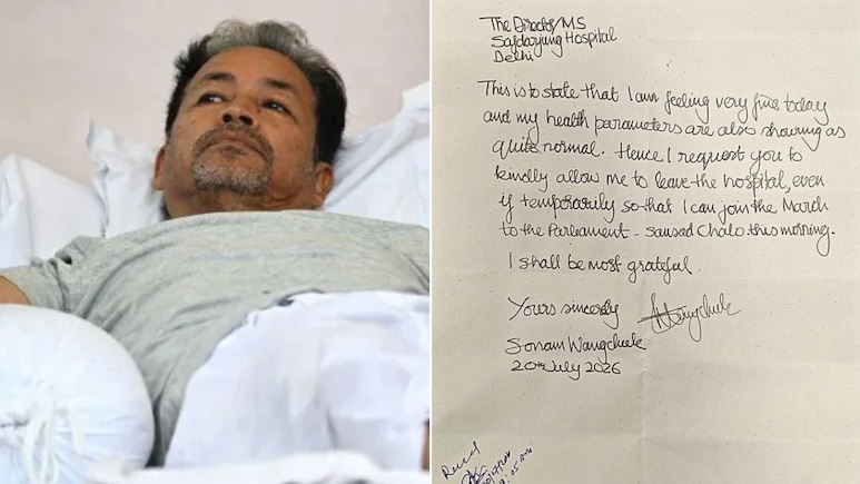 "Allow Me To Leave Hospital, Have To Join Parliament March": Sonam Wangchuk