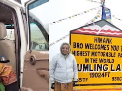 Video: 80-Year-Old Woman Reaches World's Highest Motorable Pass, Inspires The Internet