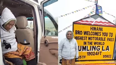 Video: 80-Year-Old Woman Reaches World's Highest Motorable Pass, Inspires The Internet