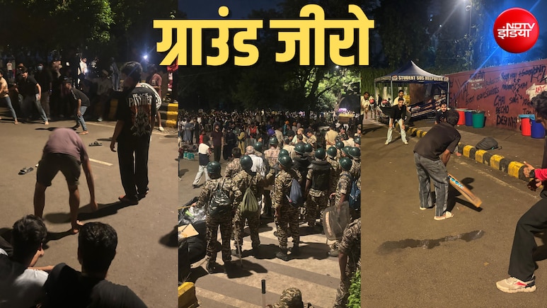 जंतर-मंतर पर शुक्रवार रात भी दिखी भीड़, गूंज रहे नारे-गीत, ग्राउंड जीरो का हाल