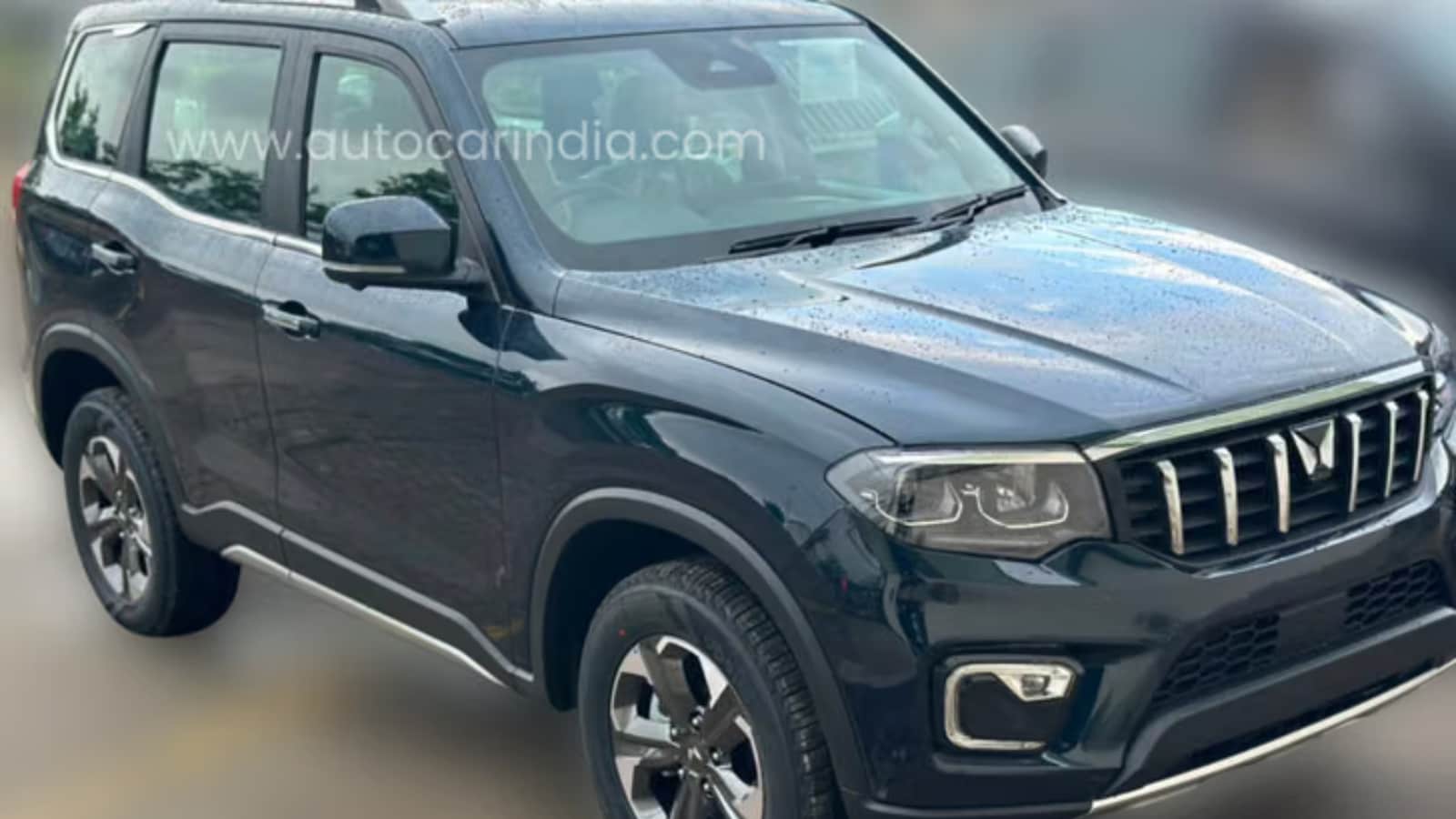 Mahindra Scorpio N Facelift Leaked Before Launch