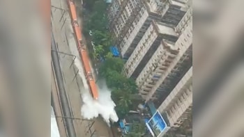 Stunning Visuals: Vande Bharat Powers Through Flooded Mumbai Railway Tracks Amid Heavy Rains