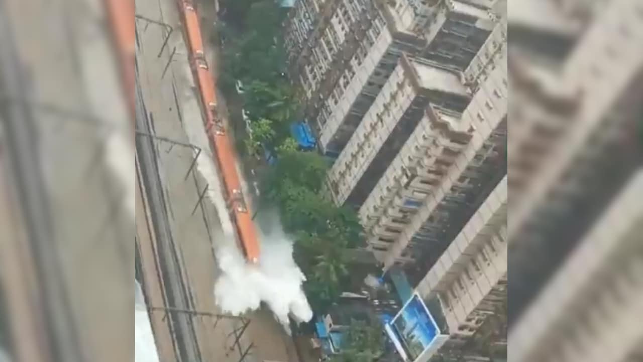 Stunning Visuals: Vande Bharat Powers Through Flooded Mumbai Railway Tracks Amid Heavy Rains